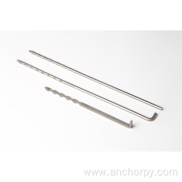 Anchor for high quality ceramic fiber blanket